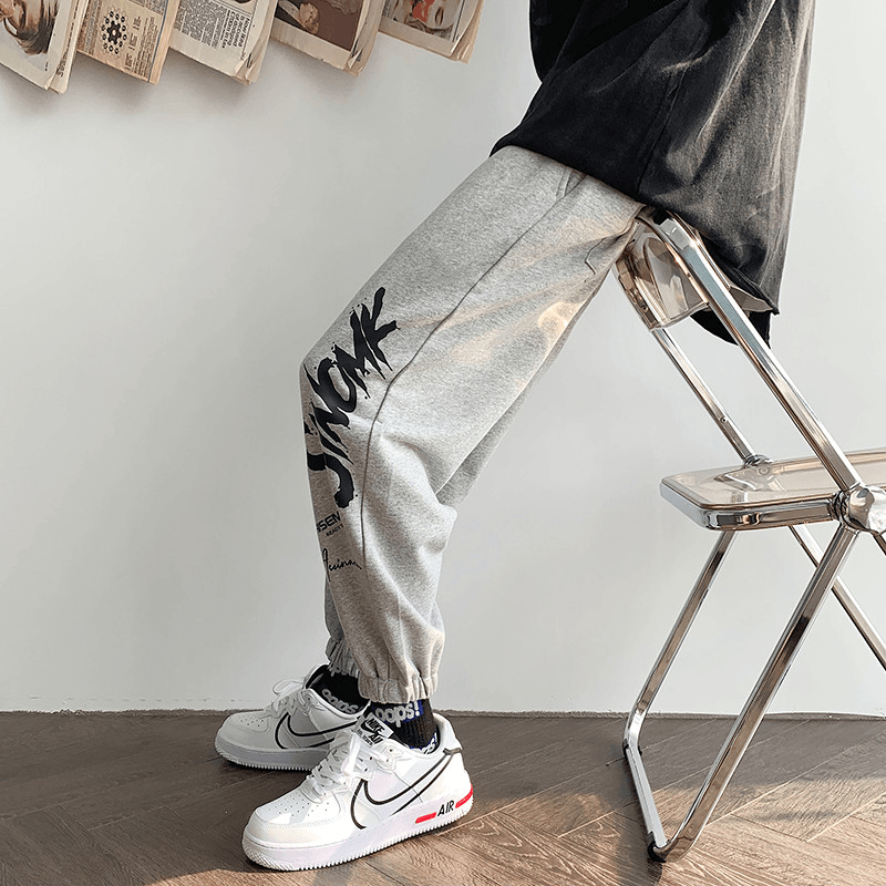 Sweatpants Korean Style Trendy Loose Casual Trousers - MRSLM