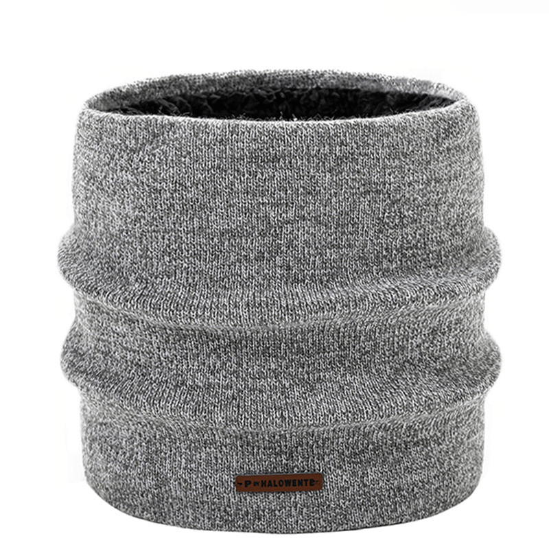 men's knitted pullover scarf, view 6 - MRSLM