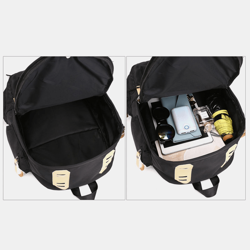 Women Nylon Waterproof Large Capacity Handbag Backpack - MRSLM