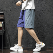 men's cotton linen casual shorts, view 8 - MRSLM