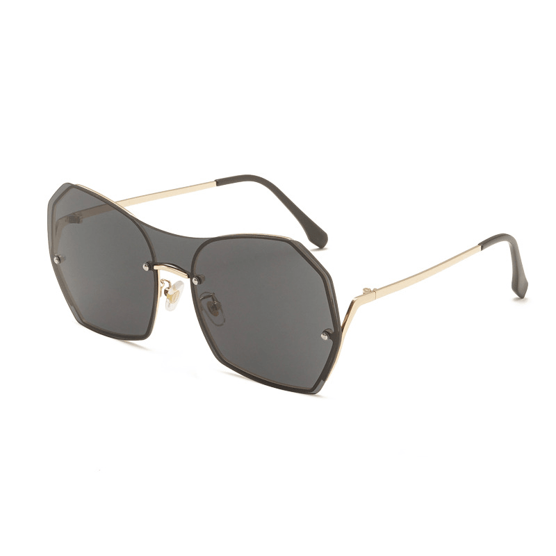 UV400 metal-frame sunglasses, view 2 - MRSLM