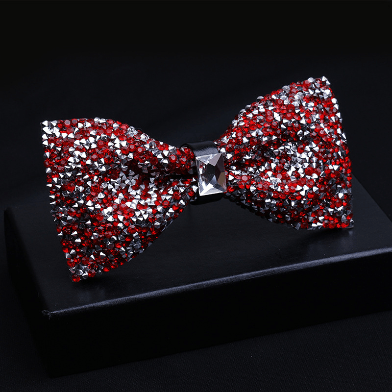 men's shiny bow tie, view 12 - MRSLM