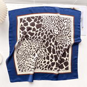women's printed square scarf, view 4 - MRSLM