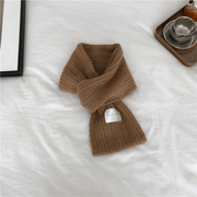 pure color knitted warm scarf, view 13 - MRSLM