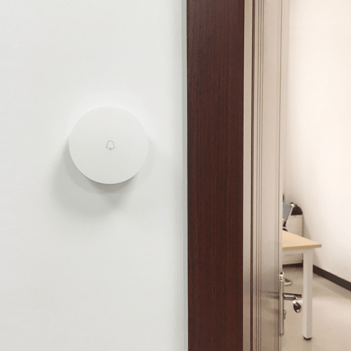 Linptech 110-240V Wireless Doorbell Self-Generating APP Smart Door Bell Transmitter No Battery No Power Required Memory Function - MRSLM