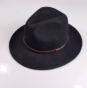 wool felt jazz hat, view 4 - MRSLM