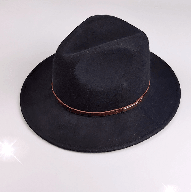 wool felt jazz hat, view 4 - MRSLM