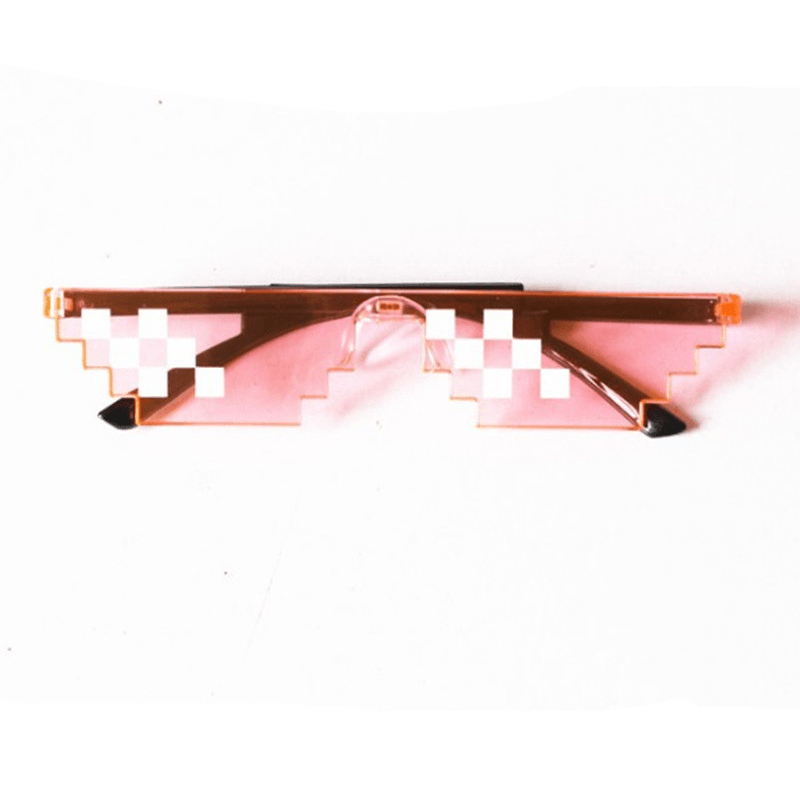 mosaic pixel costume sunglasses, view 8 - MRSLM