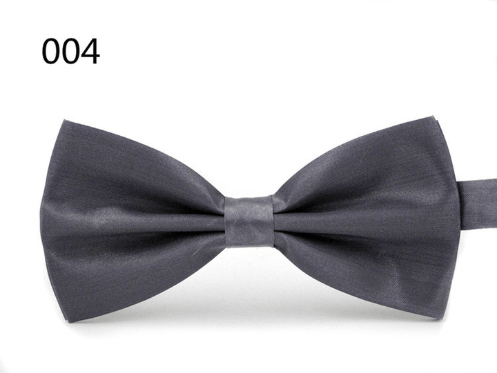 Bright Casual Men'S Solid Color Bow Tie - MRSLM