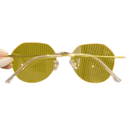 women's polygon gradient sunglasses, view 5 - MRSLM