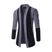 men's slim knit cardigan sweater, view 7 - MRSLM