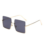 half-rim square sunglasses, view 2 - MRSLM