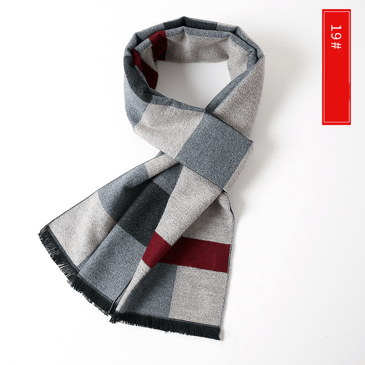 Men'S Extended Cashmere All-Match Warm Scarf - MRSLM