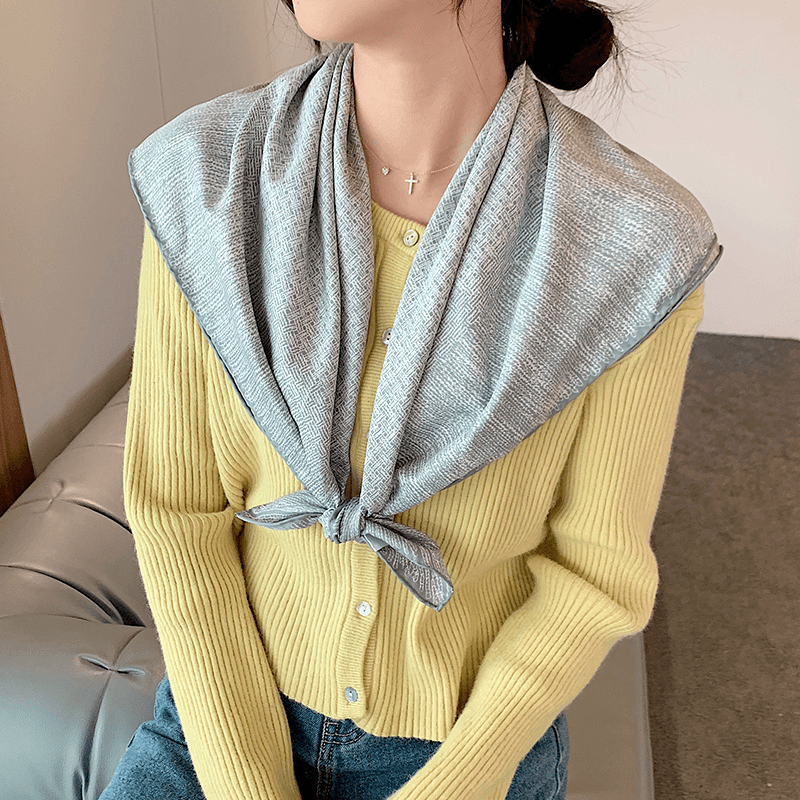 Retro Temperament Scarf Women Wild Simple Sunscreen Travel Headscarf