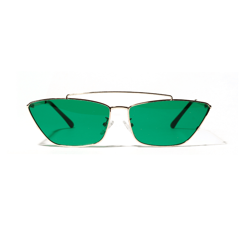 small frame vintage metal sunglasses, view 3 - MRSLM