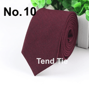 men's ultra-narrow wool tie, view 11 - MRSLM