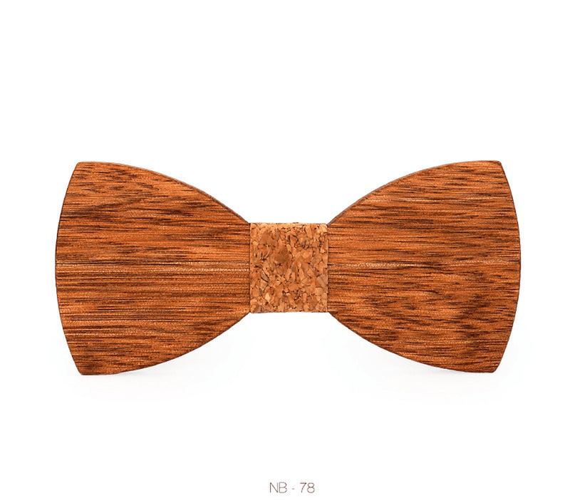 men's wood bow tie, view 8 - MRSLM