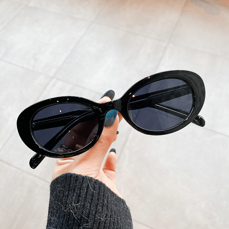 women's small frame oval sunglasses, view 8 - MRSLM