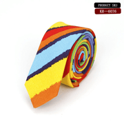 men's narrow wedding tie, view 3 - MRSLM