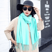 women's thick tassel shawl scarf, view 10 - MRSLM