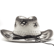 women's cowboy straw beach hat, view 5 - MRSLM