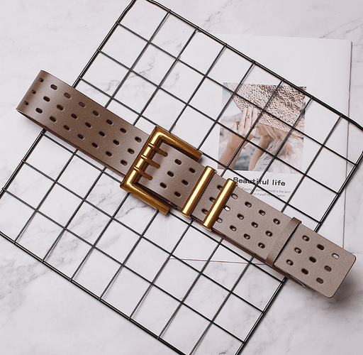 women's solid color wide belt, view 7 - MRSLM