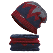 men's flame knitted wool hat, view 4 - MRSLM