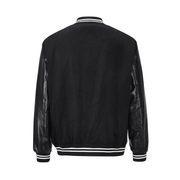 letter embroidery baseball jacket, view 4 - MRSLM