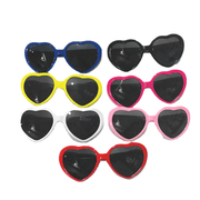 heart shaped effect glasses, view 7 - MRSLM
