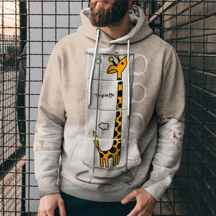 The New Geometric Digital Print Hoodie - MRSLM