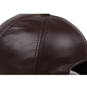 genuine leather baseball cap, view 5 - MRSLM