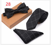 checked business bow tie, view 27 - MRSLM