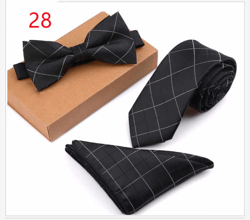 checked business bow tie, view 27 - MRSLM