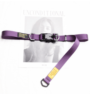 magnetic buckle canvas belt, view 6 - MRSLM