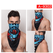 outdoor face mask with breathing valve, view 2 - MRSLM