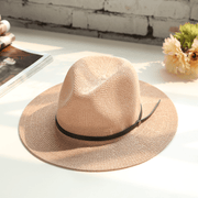 wide-brim straw beach hat, view 2 - MRSLM