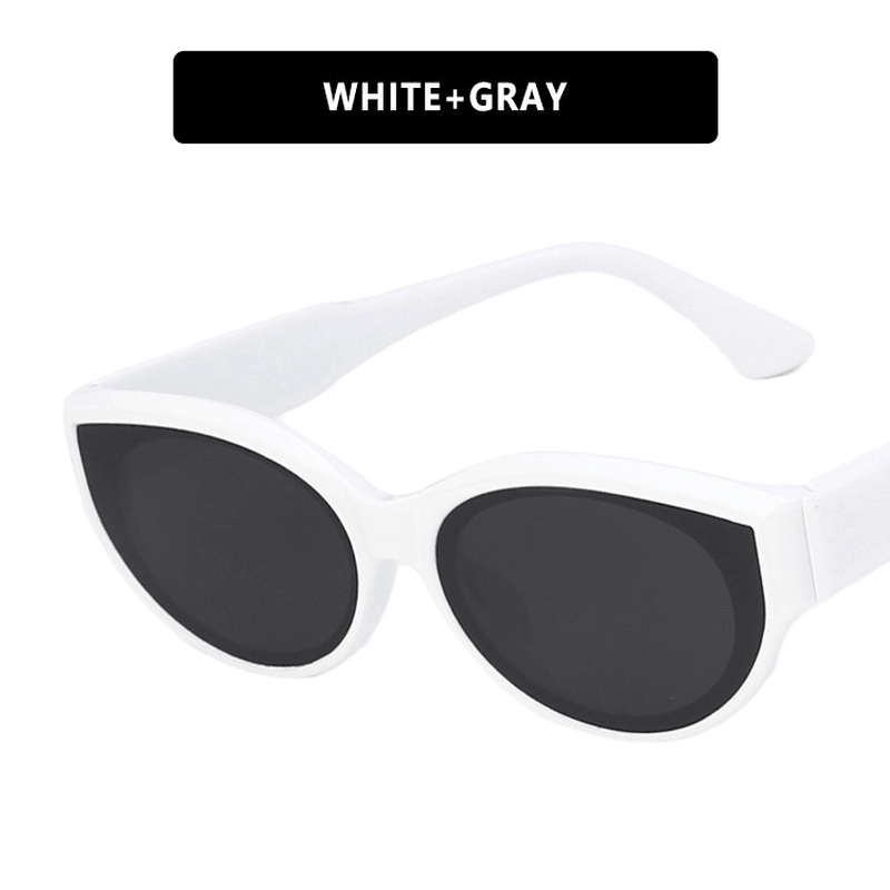 Women's retro oval sunglasses, view 8 - MRSLM