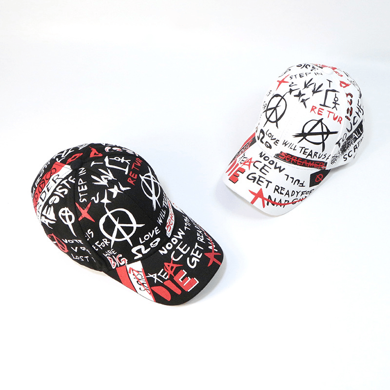 Graffiti hip hop baseball cap, view 5 - MRSLM