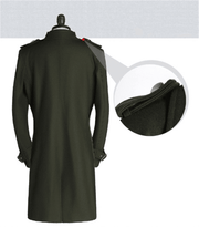 long woolen windbreaker coat, view 2 - MRSLM