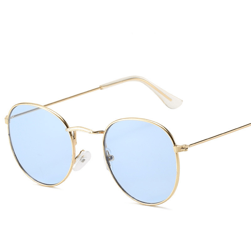 retro oval small frame sunglasses, view 7 - MRSLM