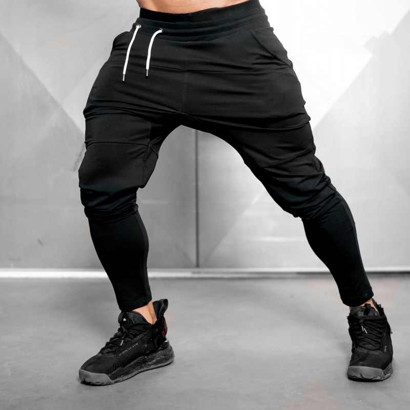 men's slim-fit cotton pants, view 3 - MRSLM