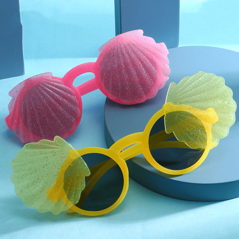 children's round frame cartoon sunglasses - MRSLM