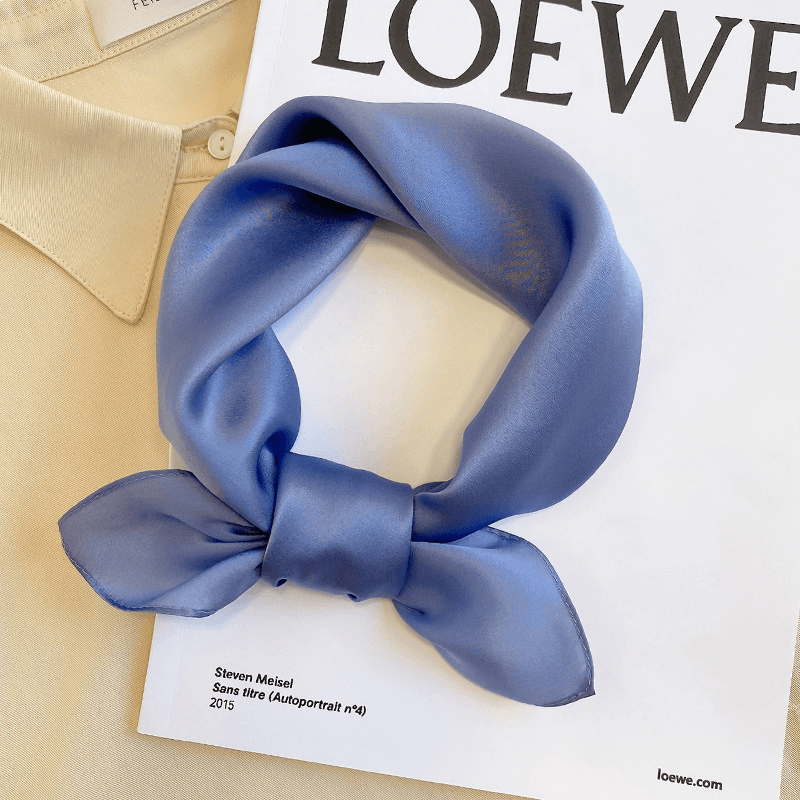 small square mulberry silk scarf, view 12 - MRSLM