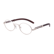 retro small round metal sunglasses, view 6 - MRSLM