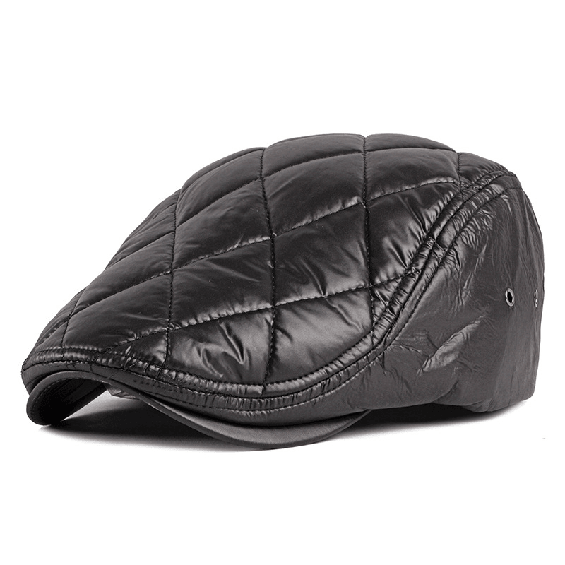 Outdoor Leisure Cotton Hat plus Velvet Thick British Retro Beret