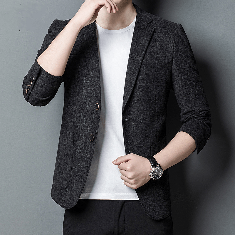 men's slim casual suit top - MRSLM