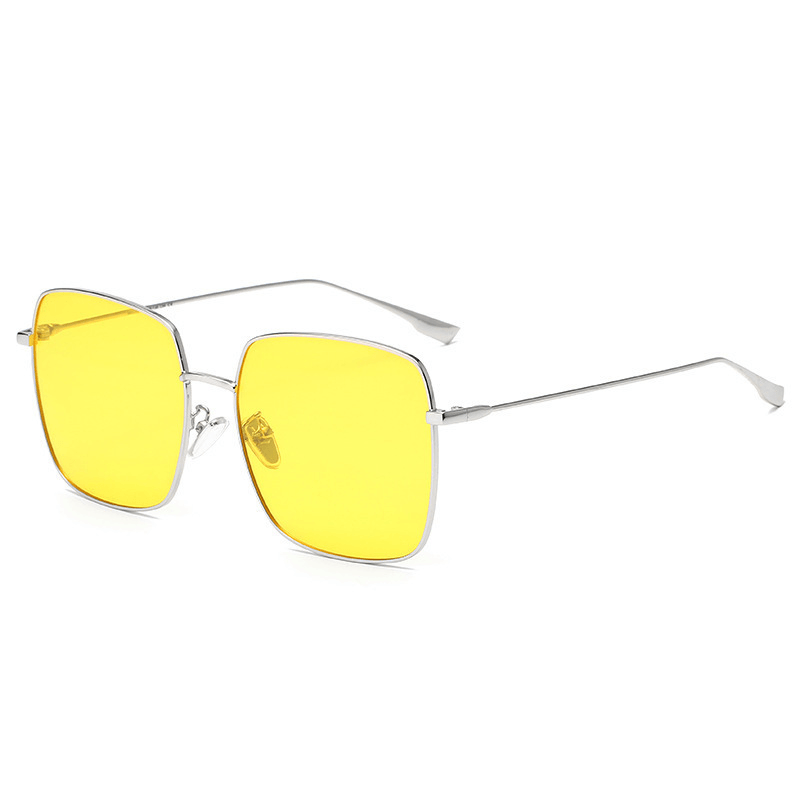 square metal frame sunglasses, view 3 - MRSLM