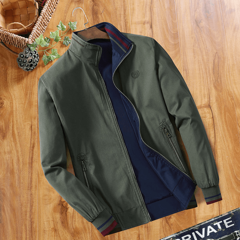 men's plus velvet cotton jacket, view 5 - MRSLM