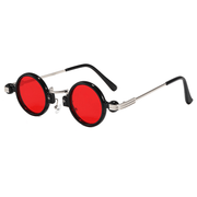 Steampunk small round sunglasses, view 3 - MRSLM