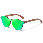 vintage goggle wooden leg sunglasses, view 2 - MRSLM